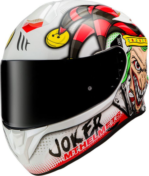 Casca Moto Full-Face Targo Joker A0 Gloss Pearl White 202