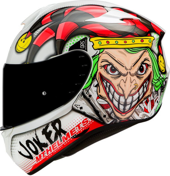 Casca Moto Full-Face Targo Joker A0 Gloss Pearl White 202