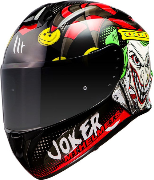 Casca Moto Full-Face Targo Joker A1 Gloss Black