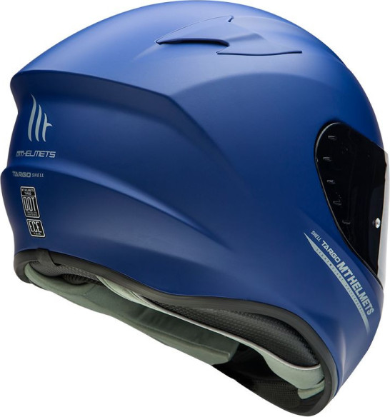 Casca Moto Full-Face Targo Solid A7 Blue Matt