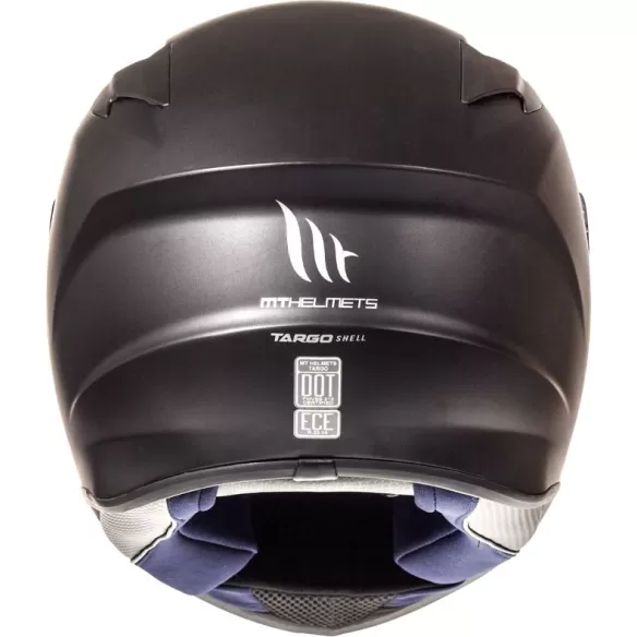 Casca Moto Full-Face Targo Solid A1 Matt Black
