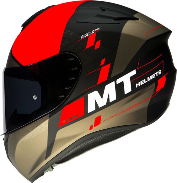 Casca Moto Full-Face Targo Rigel A5 Matt Red
