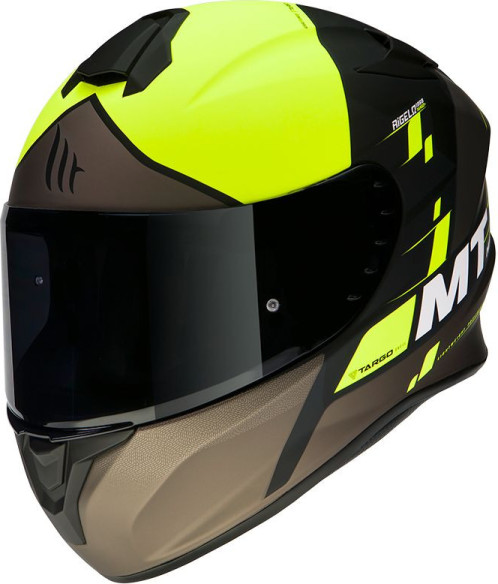 Casca Moto Full-Face Targo Rigel A3 Matt Fluor Yellow