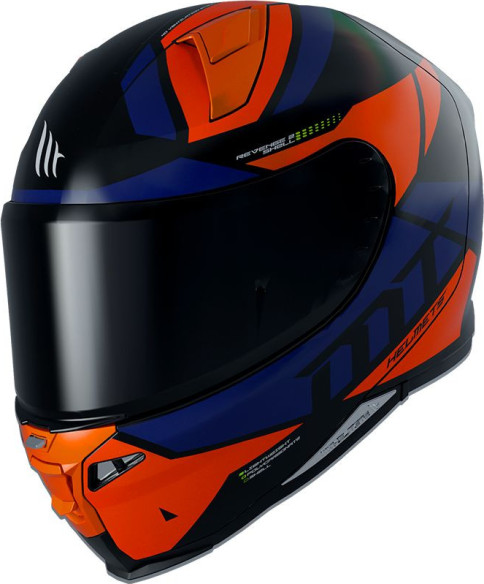 Casca Moto Full-Face Revenge Scalpel A4 Gloss Fluor Orange