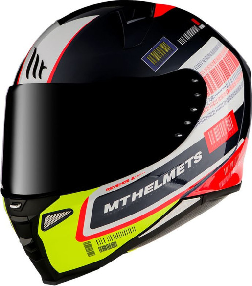 Casca Moto Full-Face Revenge RS A1 Gloss Pearl Black