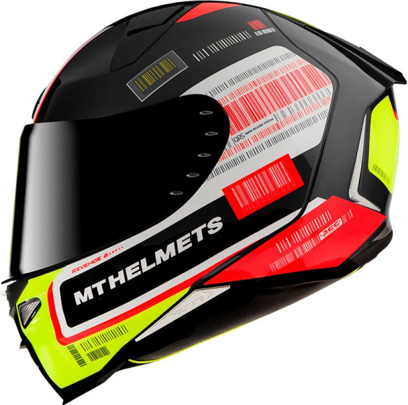 Casca Moto Full-Face Revenge RS A1 Gloss Pearl Black
