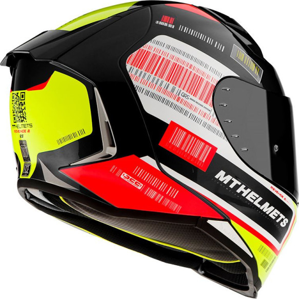 Casca Moto Full-Face Revenge RS A1 Gloss Pearl Black