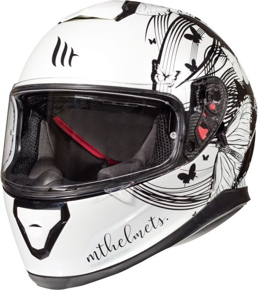 Casca Moto Full-Face Thunder 3 SV Vlinder A1 Gloss Pearl Black