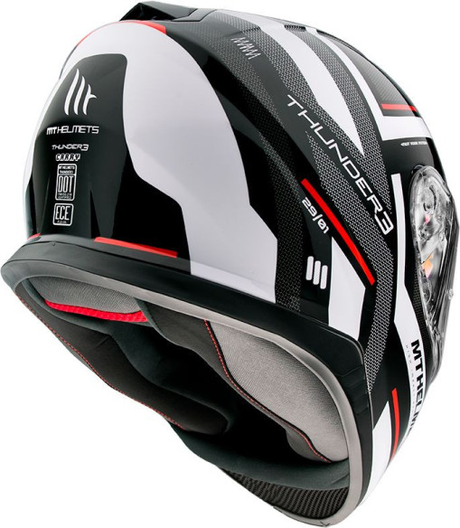 Casca Moto Full-Face Thunder 3 SV Carry E0 Gloss Pearl White