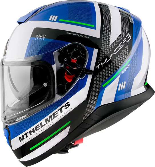 Casca Moto Full-Face Thunder 3 SV Carry C7 Gloss Pearl Blue