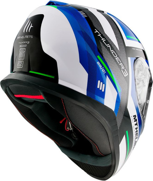 Casca Moto Full-Face Thunder 3 SV Carry C7 Gloss Pearl Blue