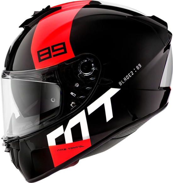 Casca Moto Full-Face Blade 2 SV 89 B5 Gloss Pearl Fluor Red