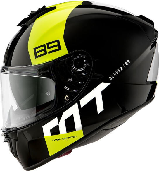 Casca Moto Full-Face Blade 2 SV 89 B2 Gloss Pearl Fluor Yellow