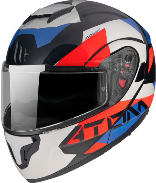 Casca Moto Flip-Up Atom SV W17 A7 Gloss Pearl Blue