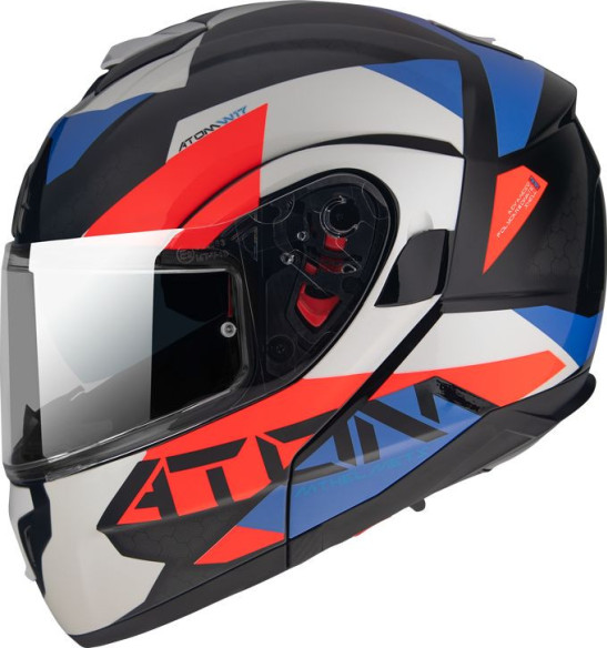 Casca Moto Flip-Up Atom SV W17 A7 Gloss Pearl Blue