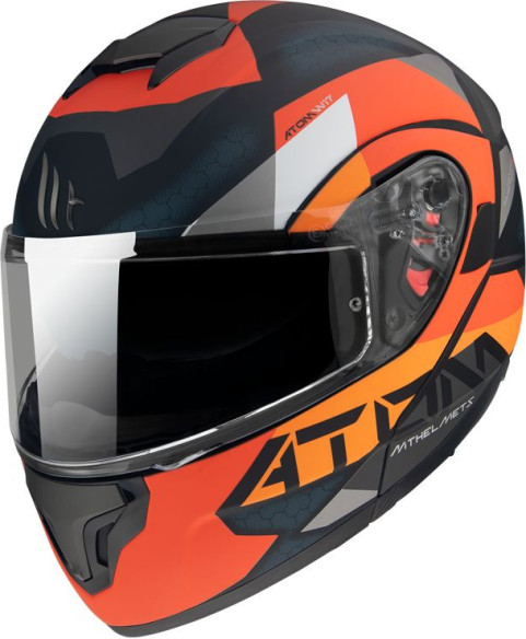Casca Moto Flip-Up Atom SV W17 A4 Matt Orange