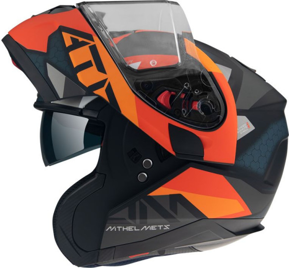 Casca Moto Flip-Up Atom SV W17 A4 Matt Orange