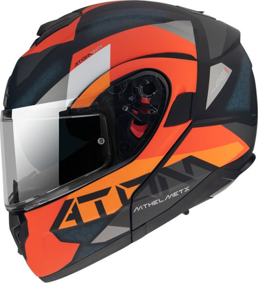 Casca Moto Flip-Up Atom SV W17 A4 Matt Orange