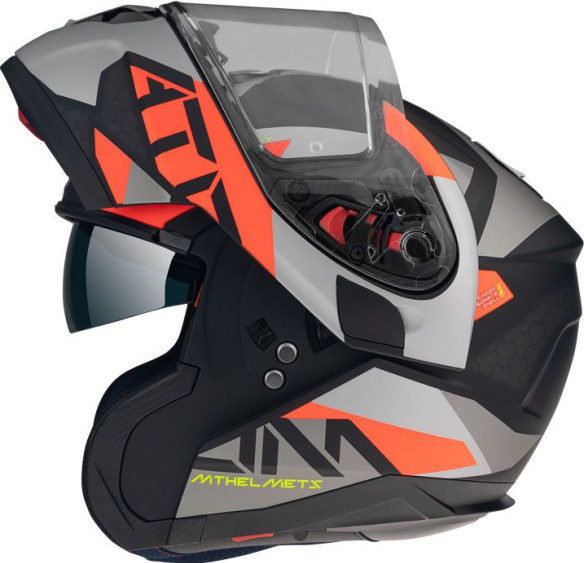 Casca Moto Flip-Up Atom SV W17 A5 Matt Red