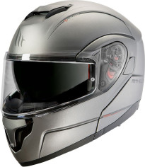 Casca Moto Flip-Up Atom SV Solid Matt Titanium