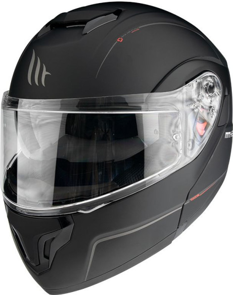 Casca Moto Flip-Up Atom SV Solid Matt Black