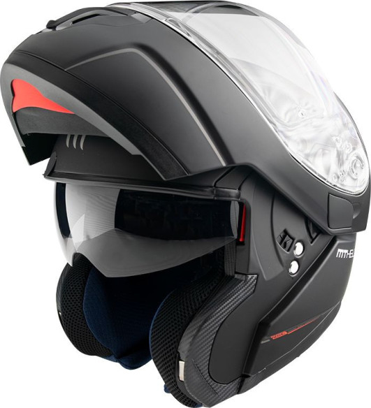 Casca Moto Flip-Up Atom SV Solid Matt Black