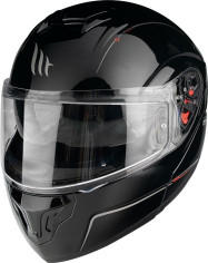 Casca Moto Flip-Up Atom SV Solid Gloss Black