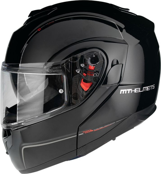 Casca Moto Flip-Up Atom SV Solid Gloss Black