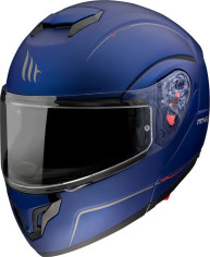 Casca Moto Flip-Up Atom SV Solid A7 Matt Blue
