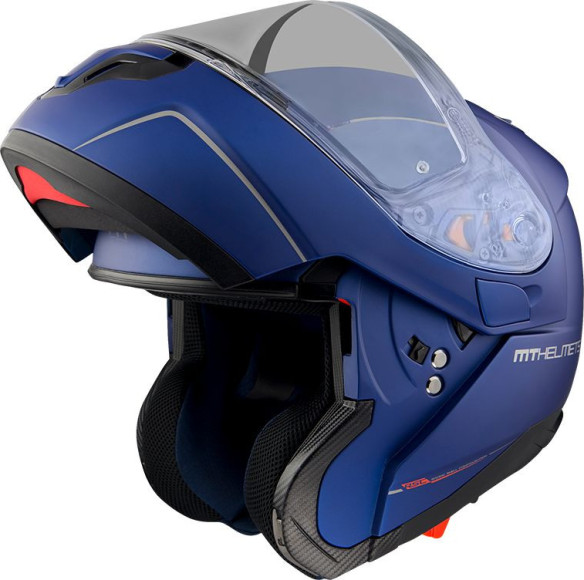 Casca Moto Flip-Up Atom SV Solid A7 Matt Blue