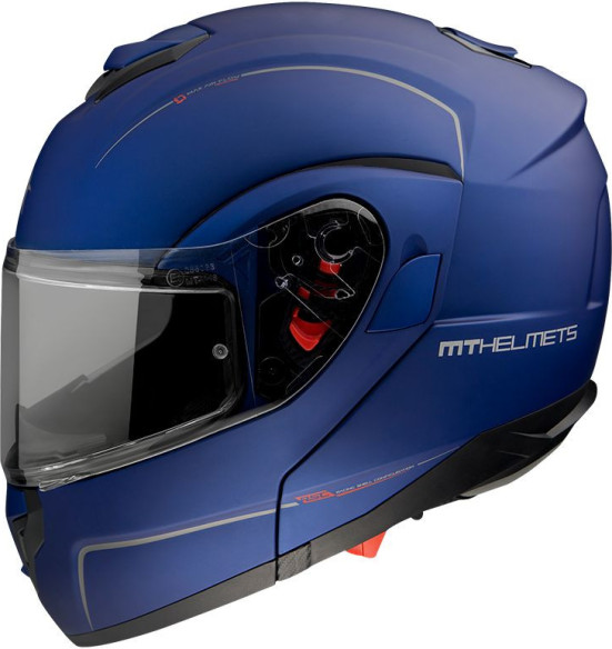 Casca Moto Flip-Up Atom SV Solid A7 Matt Blue