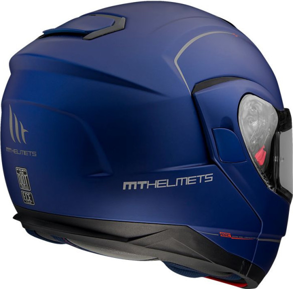 Casca Moto Flip-Up Atom SV Solid A7 Matt Blue