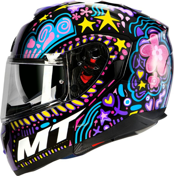 Casca Moto Flip-Up Atom SV Axa A1 Gloss Black