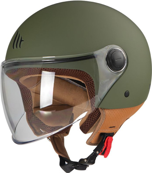 Casca Moto Jet Street Solid A6 Matt Green