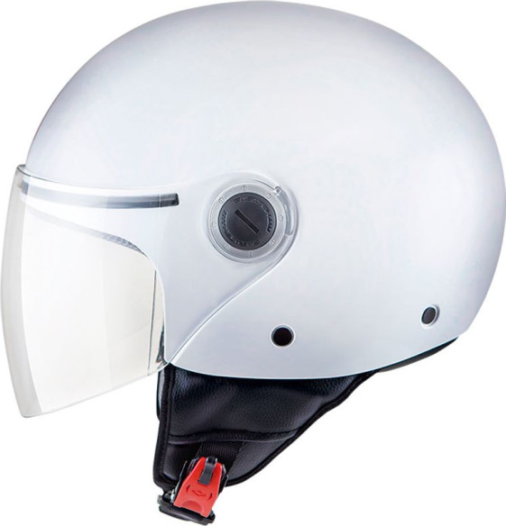 Casca Moto Jet Street Solid A0 Gloss Pearl White