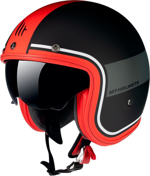 Casca Moto Jet Le Mans 2 SV Tant A5 Matt Red