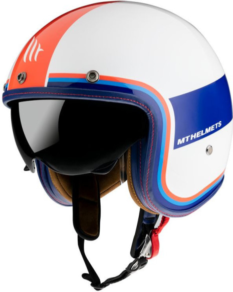 Casca Moto Jet Le Mans 2 SV Tant D15 Gloss Pearl Red