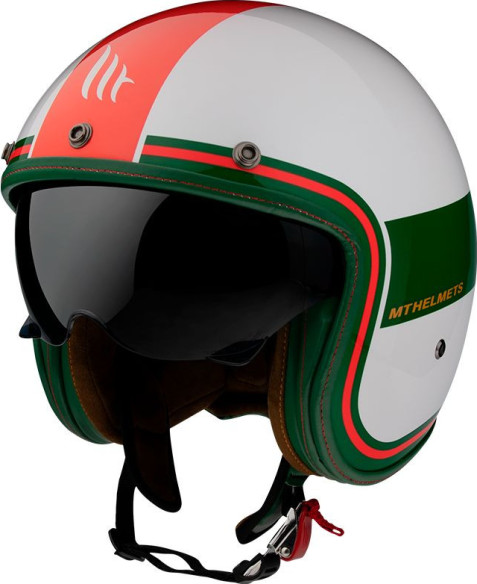 Casca Moto Jet Le Mans 2 SV Tant D5 Gloss Pearl Red