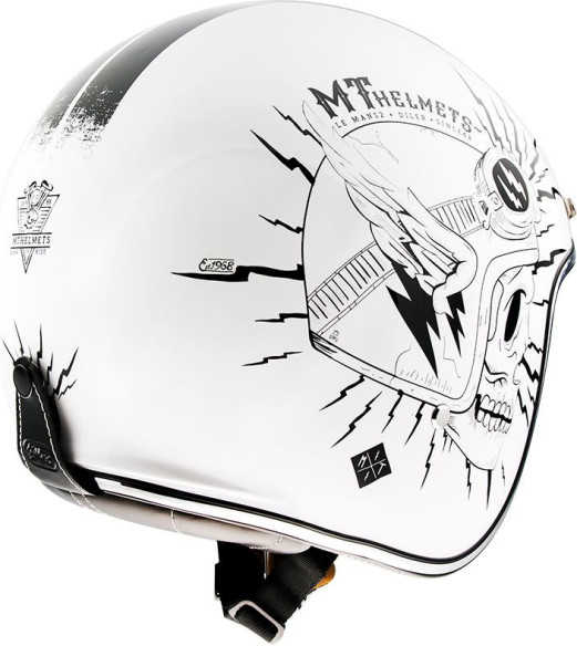 Casca Moto Jet Le Mans 2 Diler B0 Gloss Pearl White