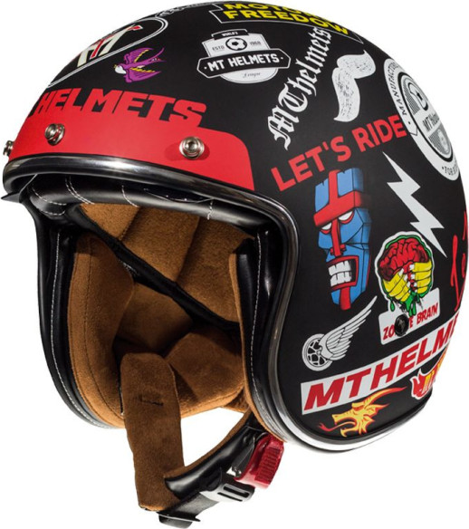 Casca Moto Jet Le Mans 2 Anarchy A1 Matt Black