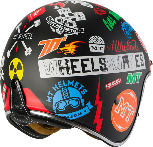 Casca Moto Jet Le Mans 2 Anarchy A1 Matt Black