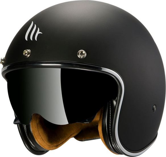 Casca Moto Jet Le Mans 2 Solid A1 Matt Black