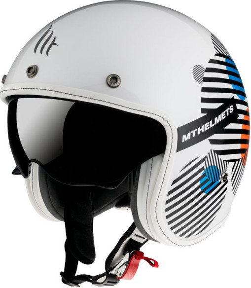 Casca Moto Jet Le Mans 2 Zero A4 Gloss Pearl Orange
