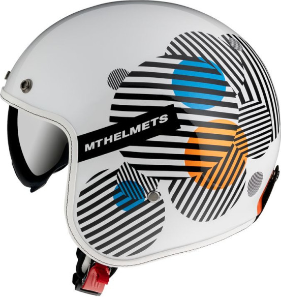 Casca Moto Jet Le Mans 2 Zero A4 Gloss Pearl Orange