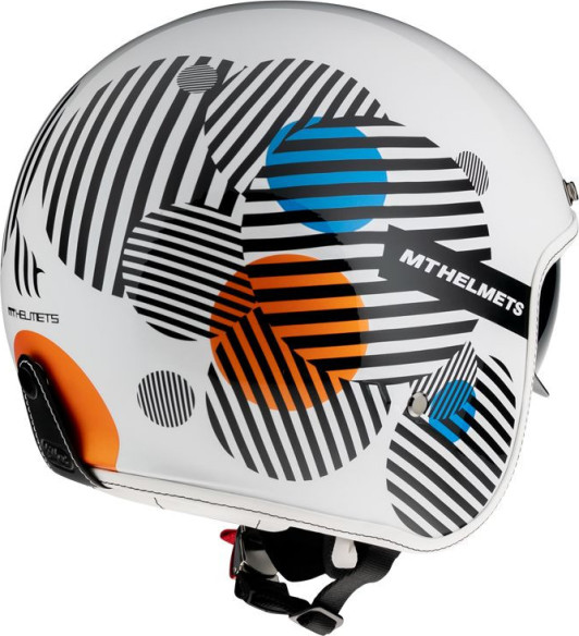 Casca Moto Jet Le Mans 2 Zero A4 Gloss Pearl Orange