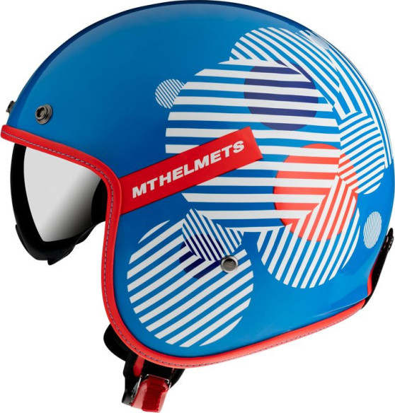Casca Moto Jet Le Mans 2 Zero F7 Gloss Blue