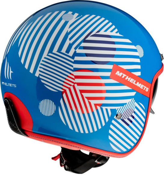 Casca Moto Jet Le Mans 2 Zero F7 Gloss Blue