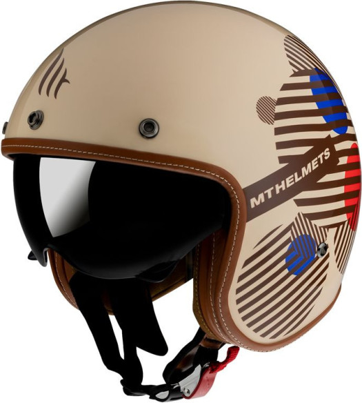 Casca Moto Jet Le Mans 2 Zero D5 Gloss Red