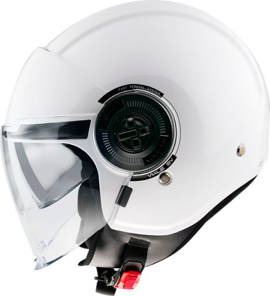 Casca Moto Jet Viale SV Solid A0 Gloss Pearl White
