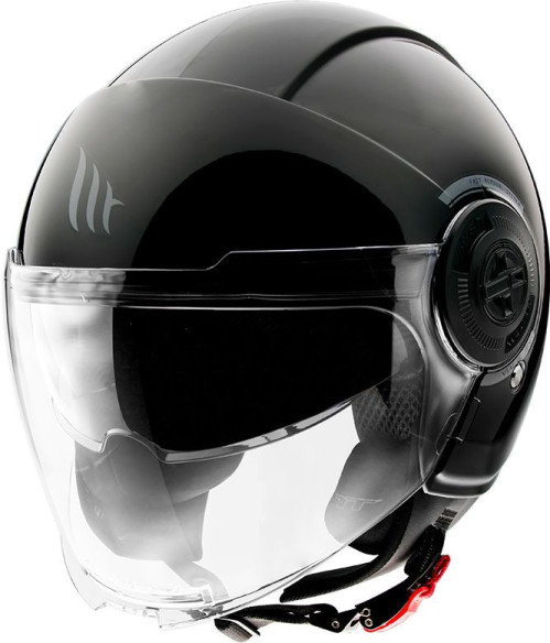 Casca Moto Jet Viale SV Solid A1 Gloss Black